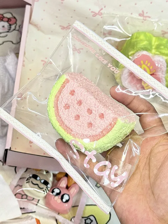 捏捏乐食品级硅胶 西瓜捏捏