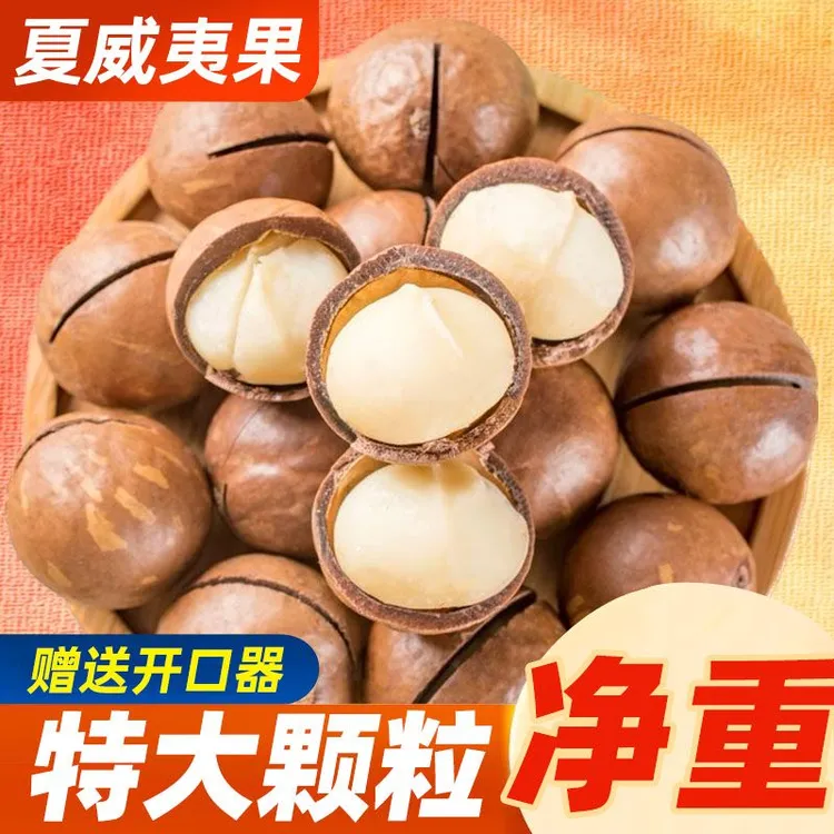 2025新货夏威夷果大颗粒自然奶香味净重袋装坚果