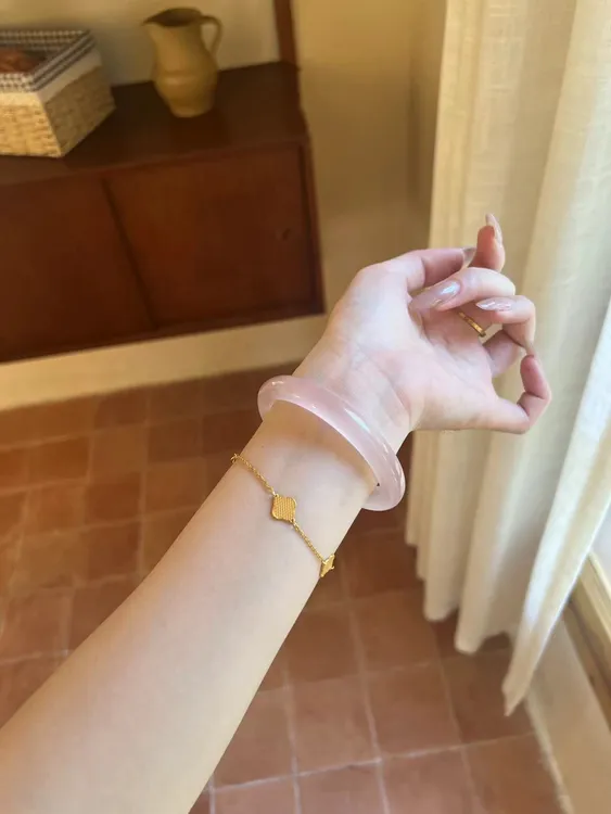 冰冰粉手镯体验精品款正圈圆条荔枝冻温柔百搭衣