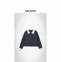 木岸MUAN：《诺丁山小香》定制小香风老钱肌理上衣外套女D-YJ-25035