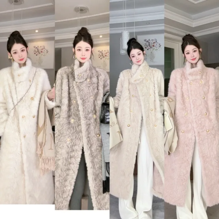 2025/MFE | 云上雪岛 小立领仿小湖羊毛毛时尚设计师外套