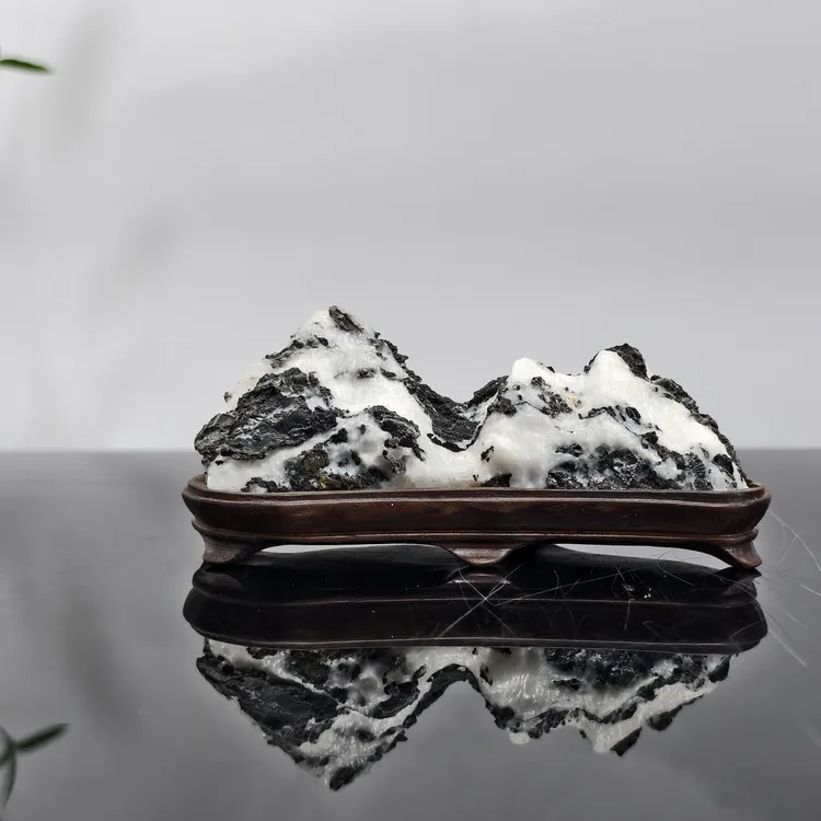 宣石  水墨宣   办公客厅靠山石  落地摆件（直播间下单链接）