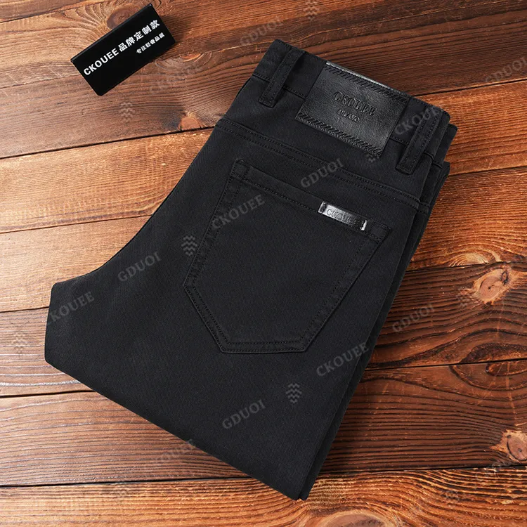 CKOUEE2025专柜正品男士秋冬轻奢亲肤商务修身直筒弹力时尚休闲裤