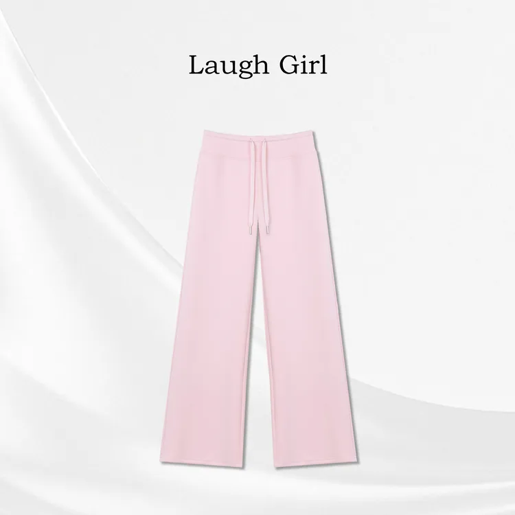 楚楚君 Laugh girl【lulu瘦瘦裤】加薄绒宽腰头lu家休闲裤KL531123J