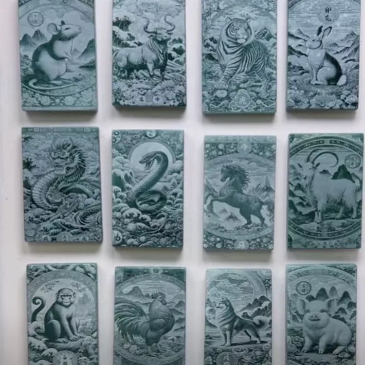 翡翠A货十二生肖背面生肖守护（超哥宠粉）