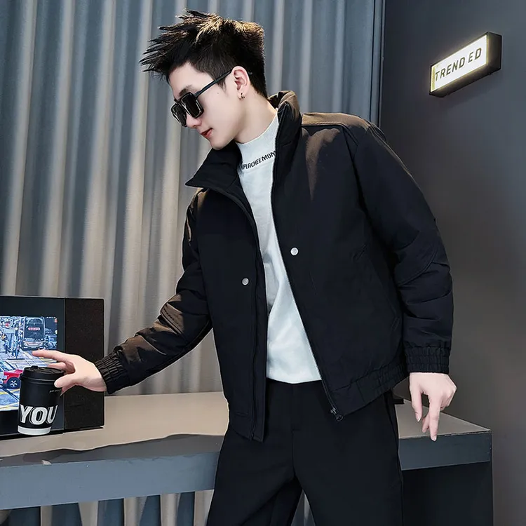 棉服男款冬季2025新款爆款男士立领棉衣外套男式休闲外衣保暖棉袄