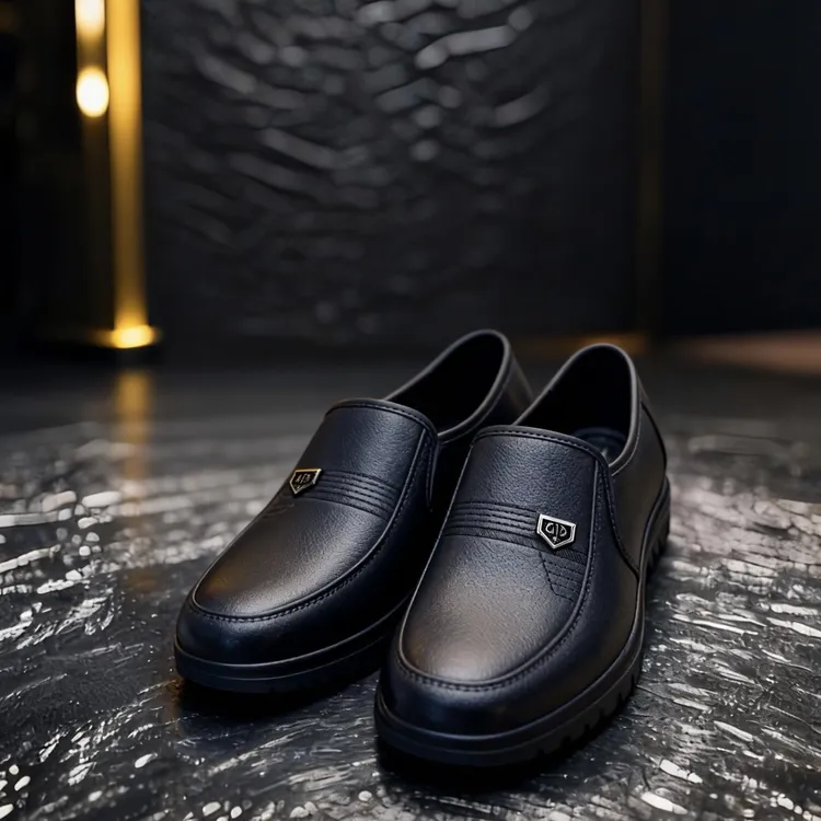 真软皮皮鞋男鞋秋冬皮鞋时尚百搭商务休闲鞋男士软底中老年爸爸鞋