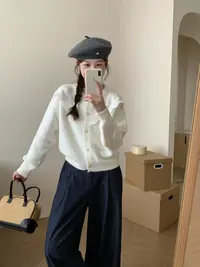 2563开衫休闲毛衣外套女装秋装2022年新款漂亮欧货韩系上衣