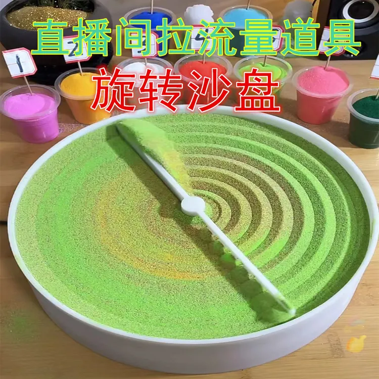 【可调速】时光沙盘网红直播旋转沙盘解压电动直播拉流量解压沙盘