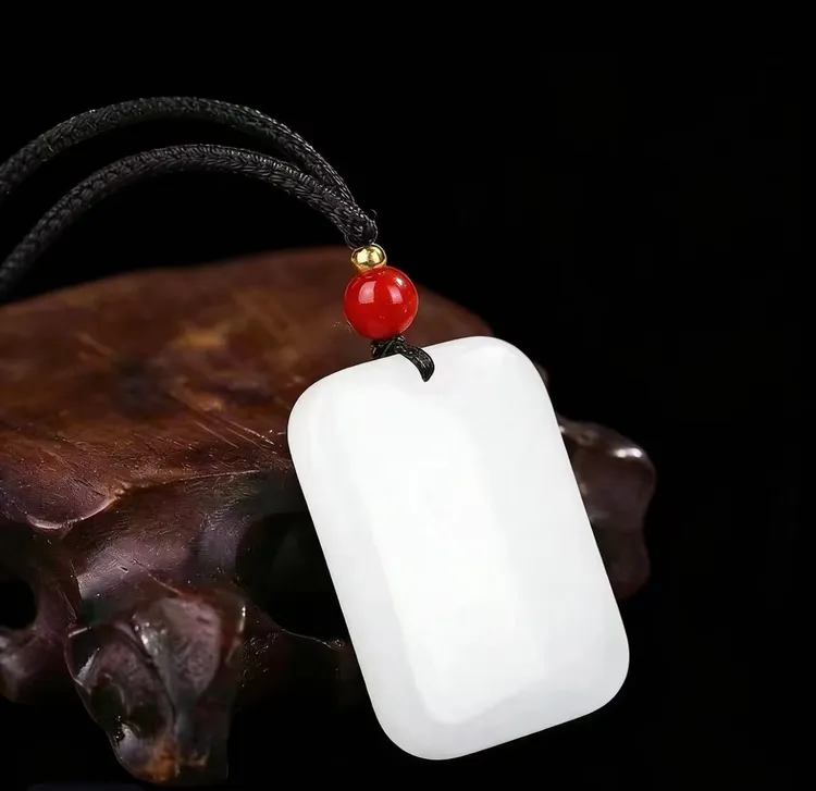 合金吊坠 天然平安无事牌吊坠冰清玉洁吊坠