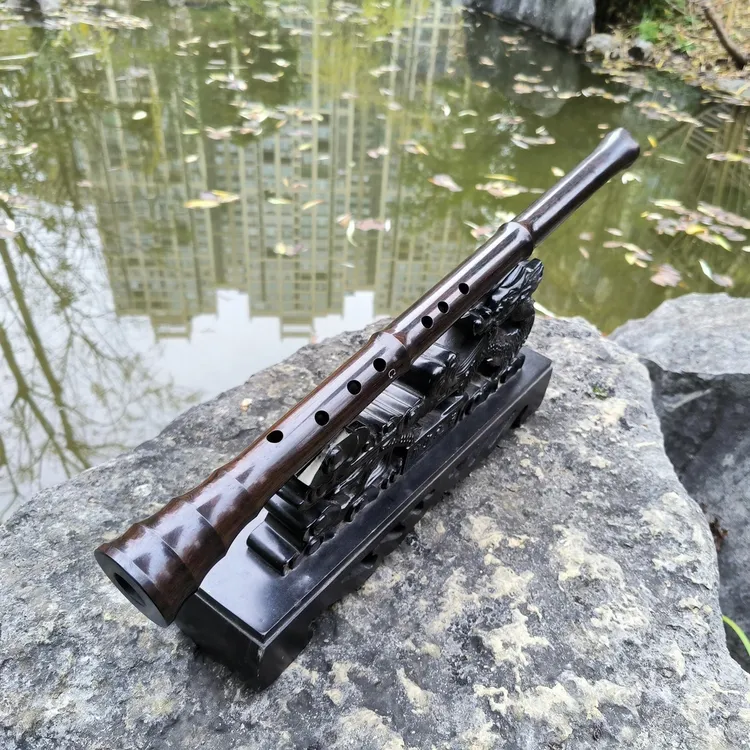 欧特海紫光檀南箫实木洞箫通口新手入门箫
