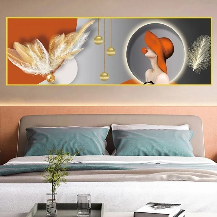 卧室客厅自粘墙贴纸画墙壁贴纸自粘墙面简约风格装饰沙发贴画用