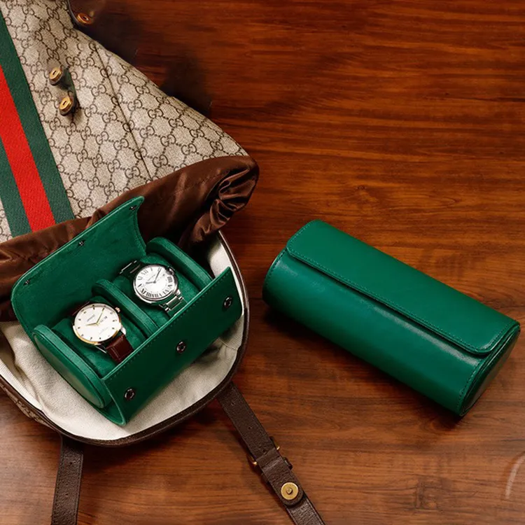 高档手表收纳盒机械表防护防尘名表皮质收纳包旅游便携腕表保护套