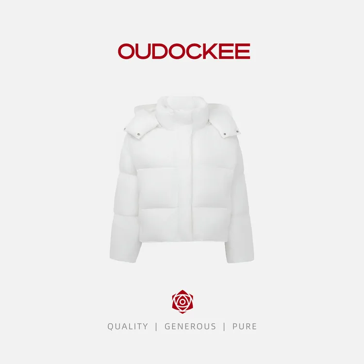 OUDOCKEE 鸥鸥【白鸭绒】小泡芙 韩版加厚宽松羽绒服外套 RADE684T