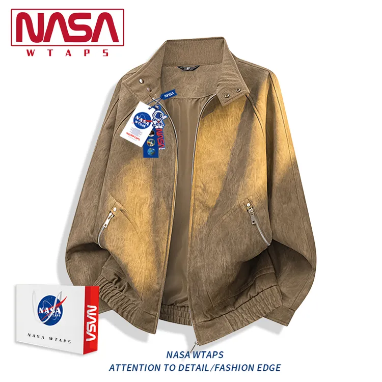NASA WTAPS日系复古夹克男款春秋季潮牌高级感痞帅休闲上衣外套男