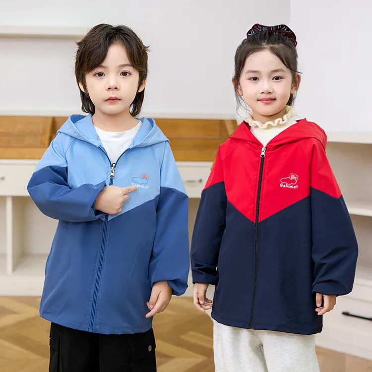 秋冬儿童罩衣新款外穿防水防脏羽绒服护衣宝宝洋气吃饭衣画画围兜