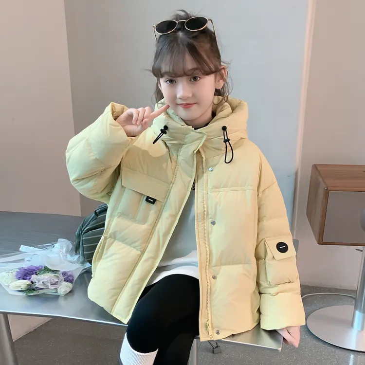 女童棉服2025新款冬装儿童保暖洋气加厚羽绒棉衣外套女孩冬款棉袄
