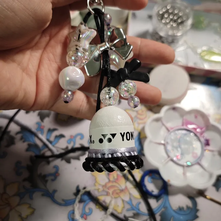 diy手作发光流苏挂饰送球搭子礼物