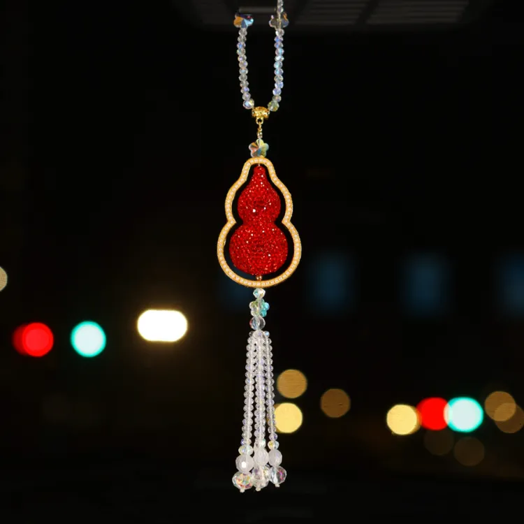 【护路葫芦】升级款镶钻轻奢风汽车葫芦挂件高级感车内装饰车载挂件