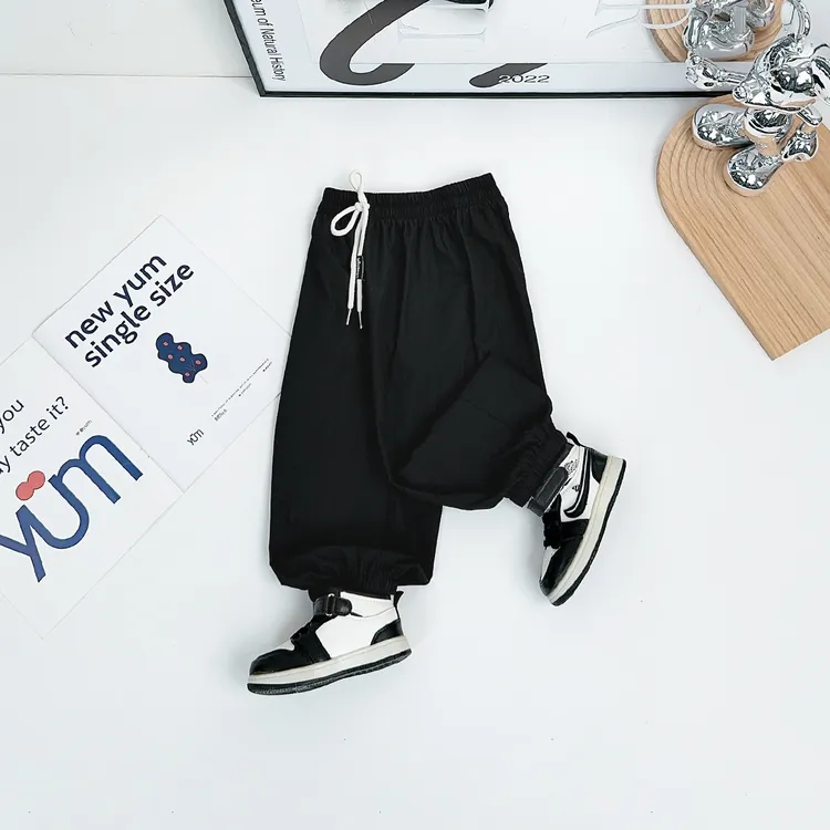 儿童长裤薄款男童装休闲裤子宽松夏季洋气潮 WK25059悠悠童话童装