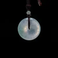 如苑珠宝未镶嵌翡翠吊坠/飘花/冰种