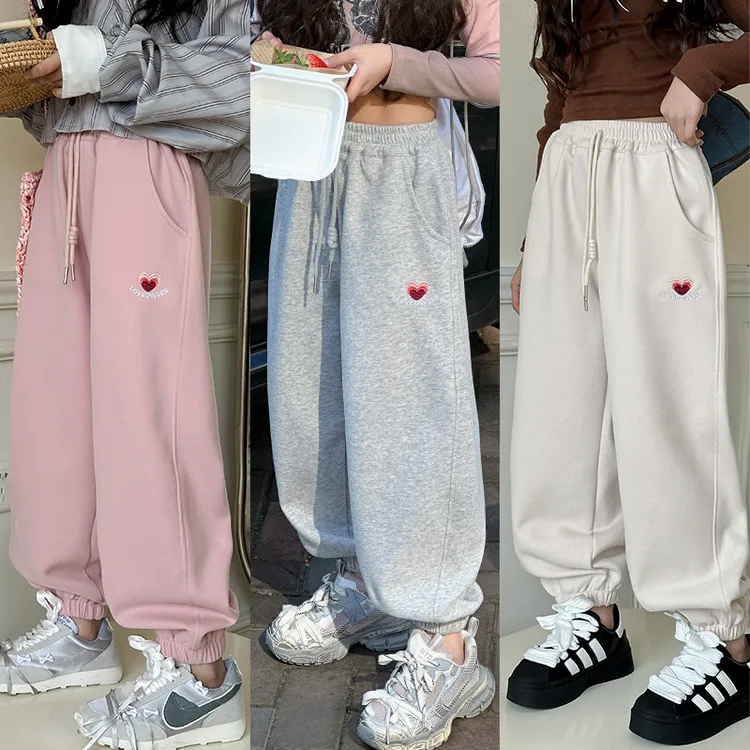【实体品质】女童裤子秋冬季2025新款儿童运动休闲宽松洋气束脚卫裤