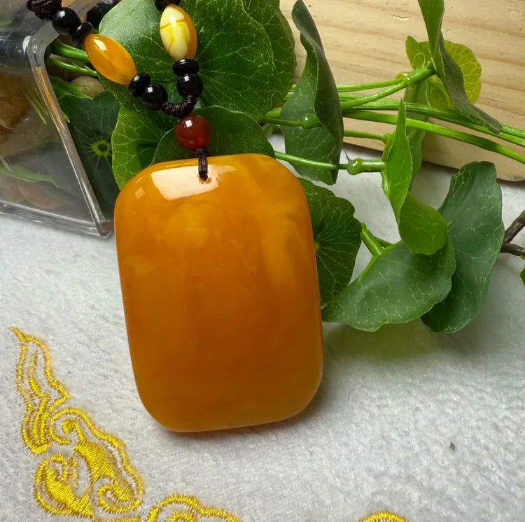 W115古巴新蜜大无事牌素绳挂件氛围感配饰古风饰品无事牌吊坠