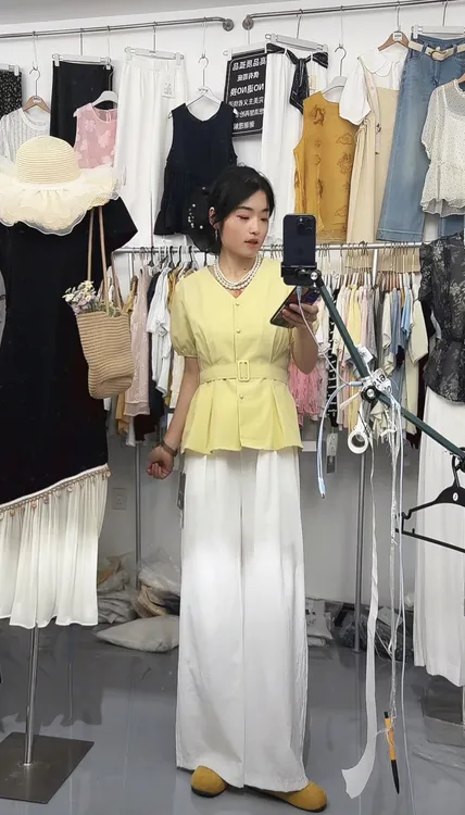 2025年新款夏季棉麻阔腿裤胖mm遮胯显瘦遮肉高腰裤