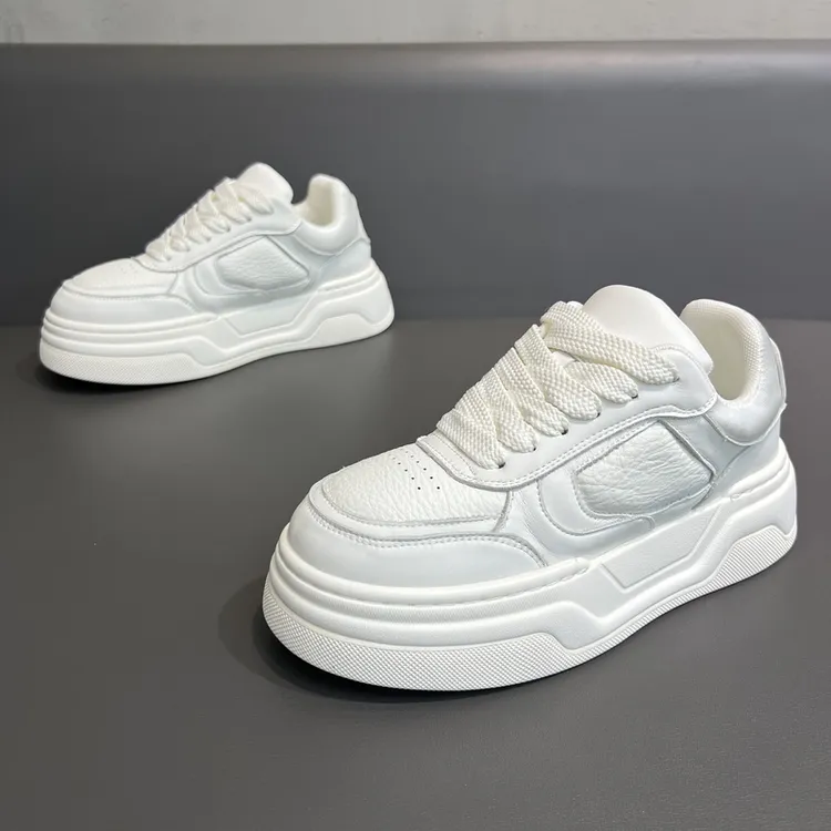 轻奢白色厚底青春韩版简约轻便男士休闲鞋网红时尚男鞋YZ-HY1328