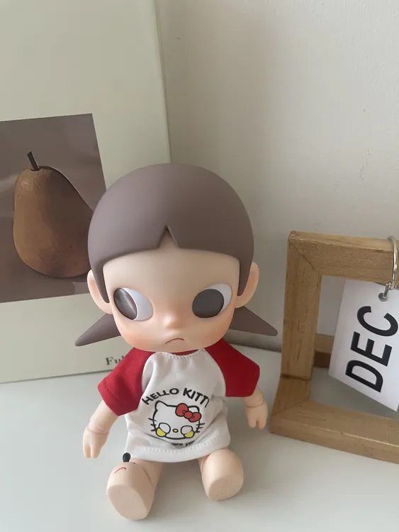 手工Zsiga娃衣向往之处1/8可动人偶衣服替换装可爱Kitty上衣着替
