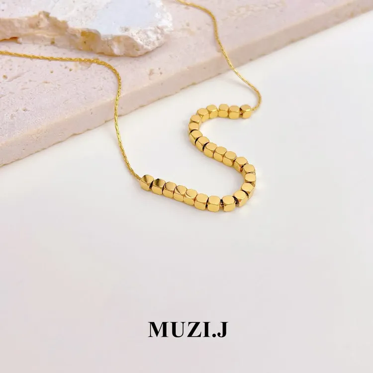 钛钢项链 【方糖项链】气质经典个性时尚精致轻奢百搭简约-A67