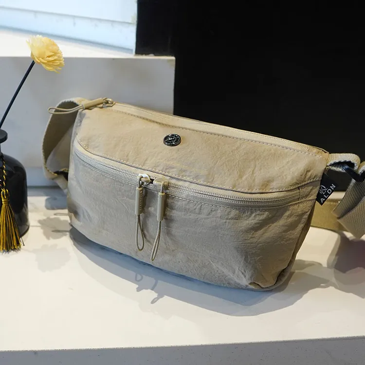 【高品质优选】【升级防水面料】时尚百搭单肩斜挎胸包男女士休闲布包