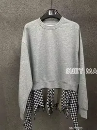 杨杨 SM-10620休闲拼格卫衣