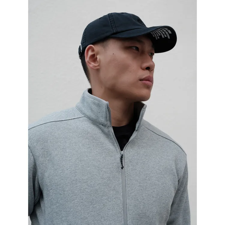 GTAL25AW美式休闲500g重磅肌理立领抓绒衣蓄热保暖基础上衣外套