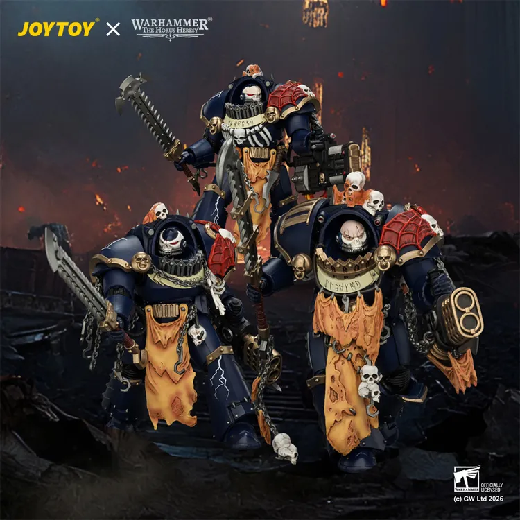 JOYTOY/暗源战锤午夜领主 康泰卡终结者小队 成品模型可动玩具