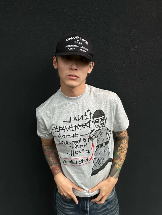 SKATEPARK"我的生活”情侣夏季260g短袖正肩袖透气百搭T恤休闲朋克