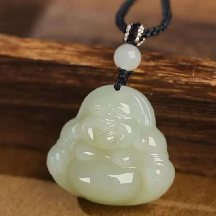 和田玉佛公和田玉佛公女款手工白色时尚百搭 多样性配证书礼盒