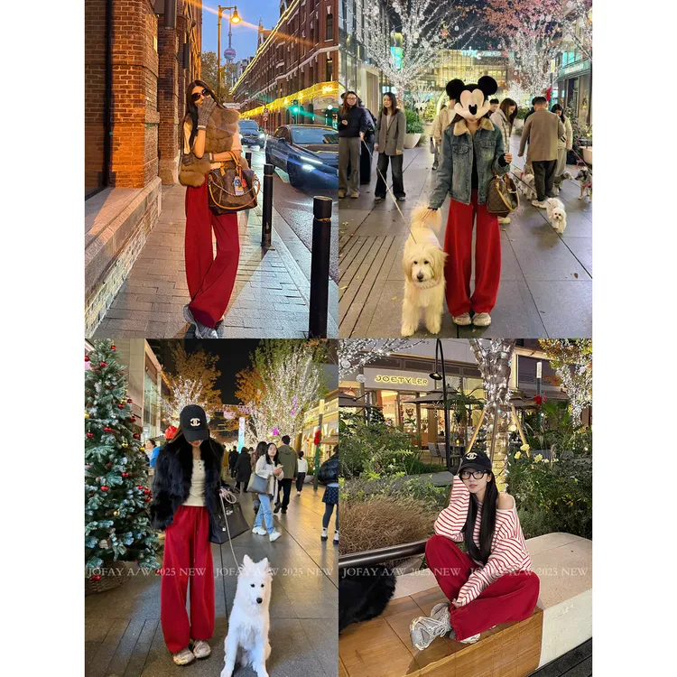 |遛弯运动裤|弯刀抽绳卫裤 休闲运动百搭 加绒加厚 K1750