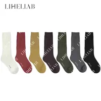 宝儿家 / 冬季袜子 秋冬百搭基础舒适保暖纯色吸汗透气中筒呼吸袜