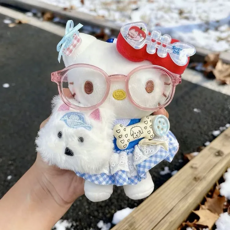 可爱kt猫咪西高地小狗包包挂件公仔玩偶挂饰背包钥匙扣送礼物女生