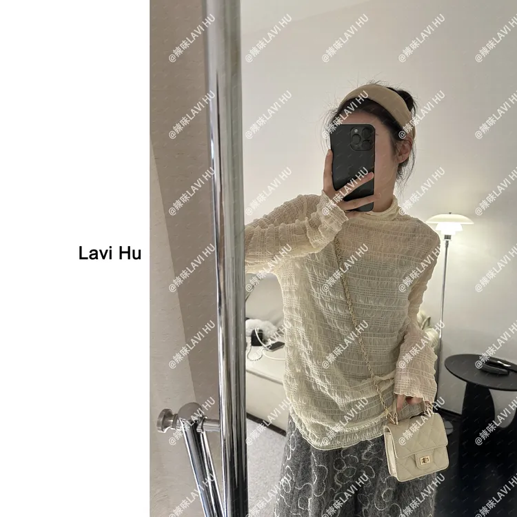 LAVI HU【融雪之时】高领圆领长袖修身休闲打底衫691212+691213
