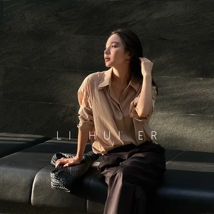 LiHuiEr李慧儿【纽约日报】2025显瘦高级女长袖衬衫LH-2577
