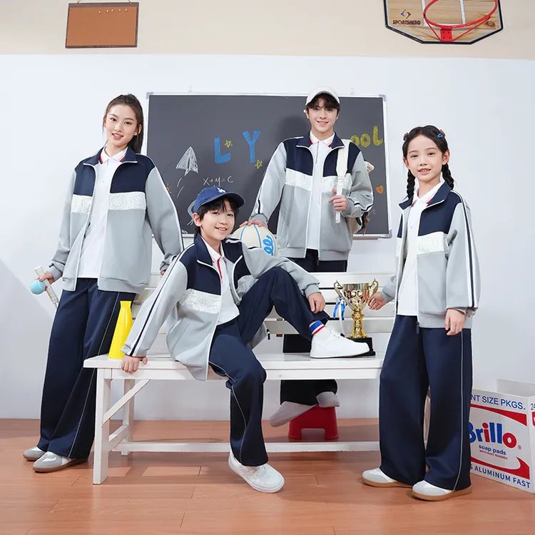 吉安市2025年新款中小学生统一校服夏季校服套装春秋校服套装四季