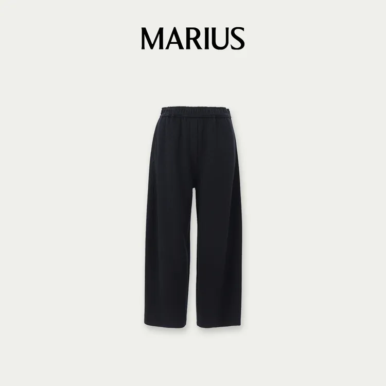 MARIUS“香蕉裤”松弛感时髦运动风潮流八分奶奶裤