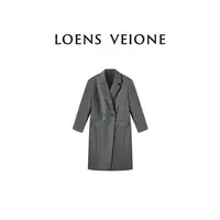LOENS VEIONE/罗拉【鲲之梦境】【海蒂斯】绵羊毛轻奢大衣24CVCB0247N