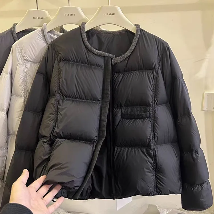 韩系通勤简约高级感棉服女冬季新款小个子时尚百搭宽松保暖短外套