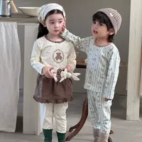 2025款男童女童家居服秋冬套装GLK2501