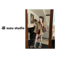 卡其色小个子超好看2025春秋新款高级感宽松显瘦风衣外套女
