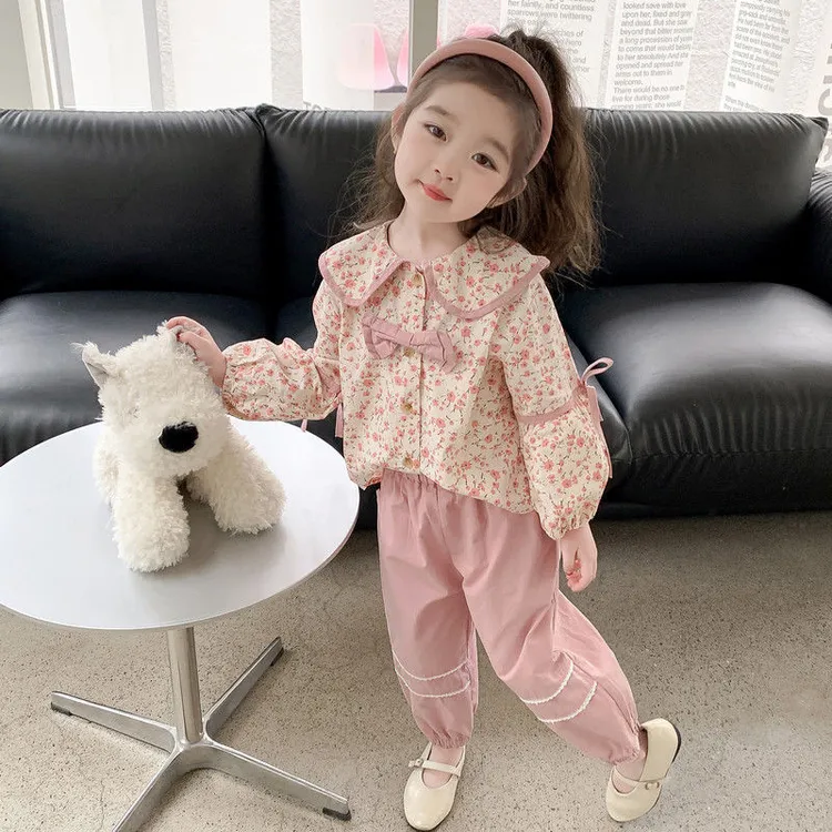 女童秋装套装两件套秋季洋气炸街2024年新款宝宝运动春秋爆款衣服