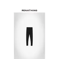 【RENATHING】黑色松紧腰修身打底裤